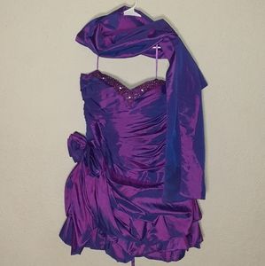 Purple Party Dress
